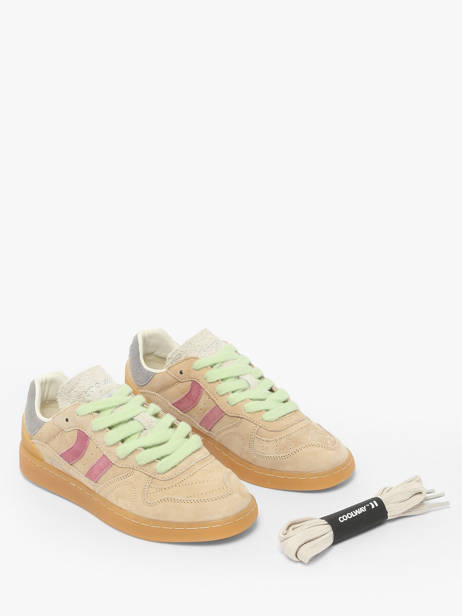 Sneakers Uit Leder Coolway Beige women 7673297 ander zicht 2